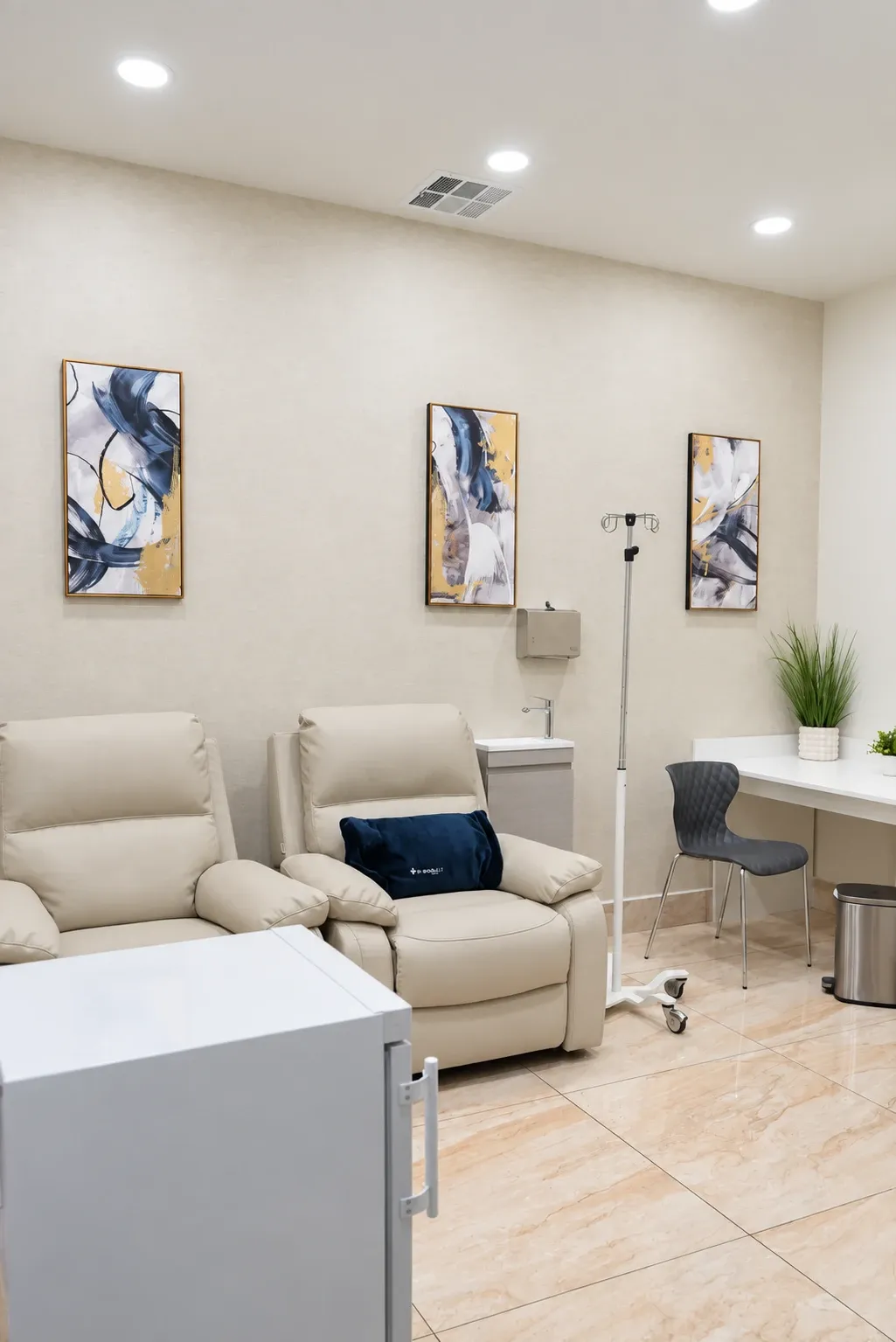 IV treatment stations at Russald Medical